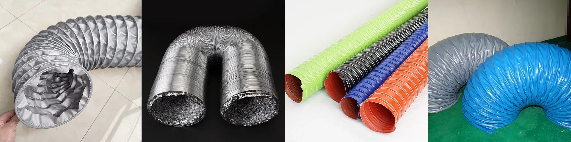 Ang mataas na temperatura na bulkan na medyas, na kilala rin bilang mataas na temperatura na lumalaban sa silicone hose, ay gawa sa tela ng hibla ng hibla